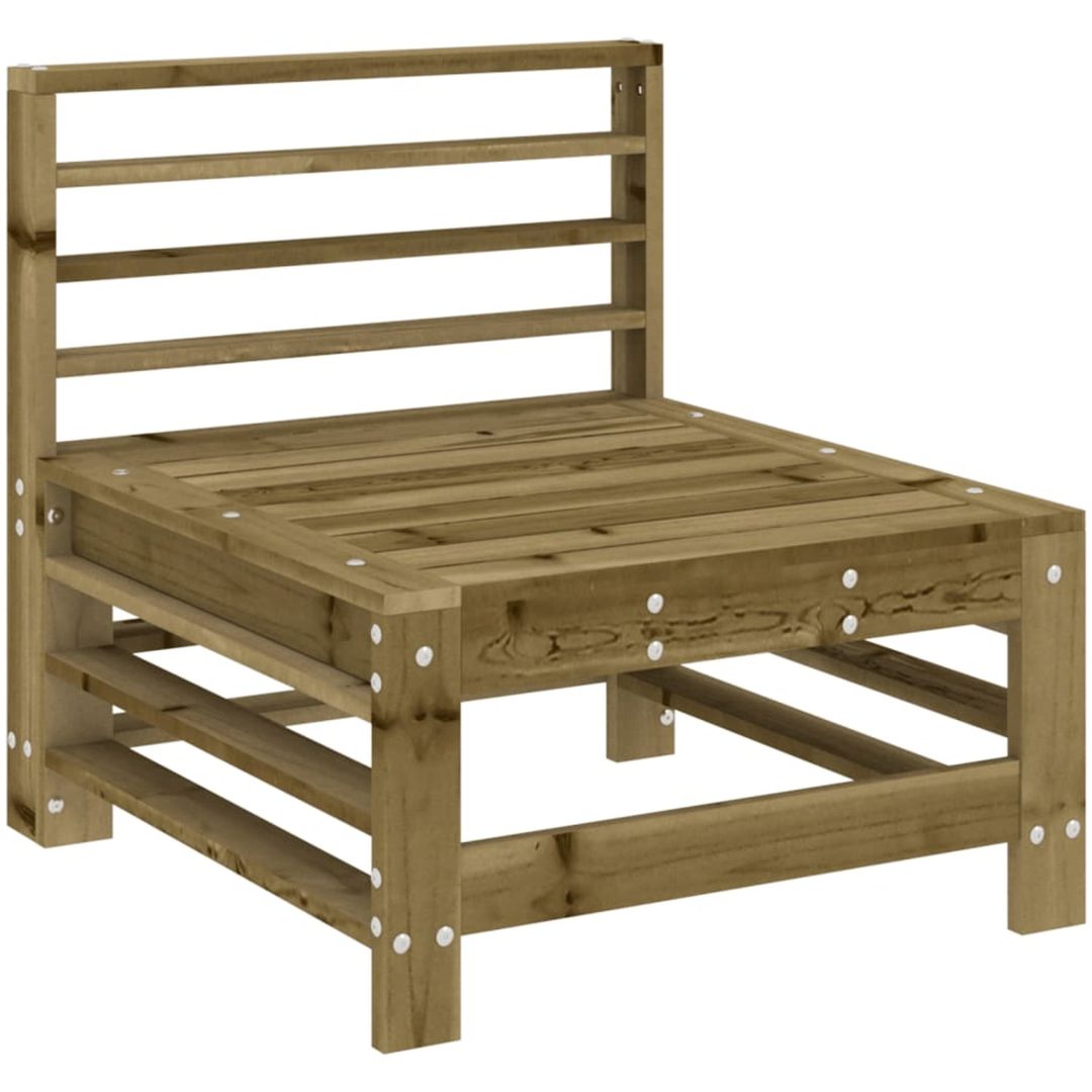 Loungegrupp med dynor 5 delar impregnerad furu vidaXL – bild 4