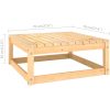 Loungegrupp med dynor 6 delar massiv furu vidaXL – miniatyr 8