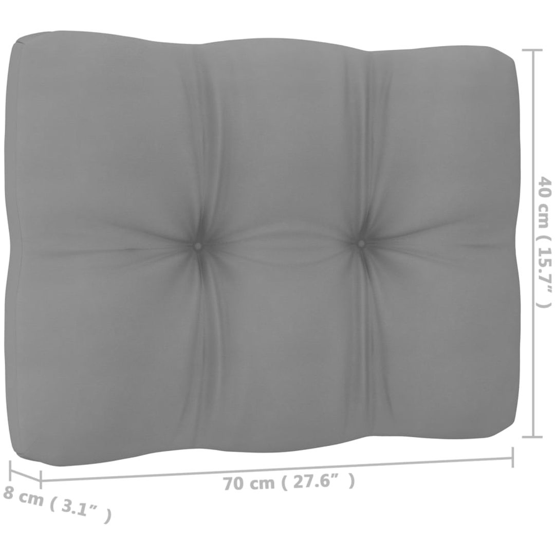 Loungegrupp med dynor 6 delar massiv furu vidaXL – bild 9