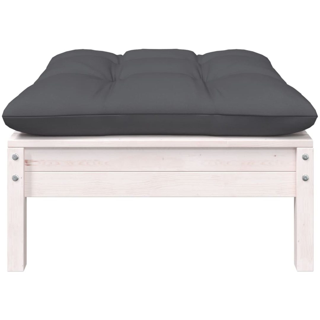 Loungegrupp med dynor 7 delar massiv furu vidaXL – bild 5