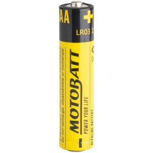 LR03 / AAA 1.5V Alkaline battery (4pcs) Motobatt