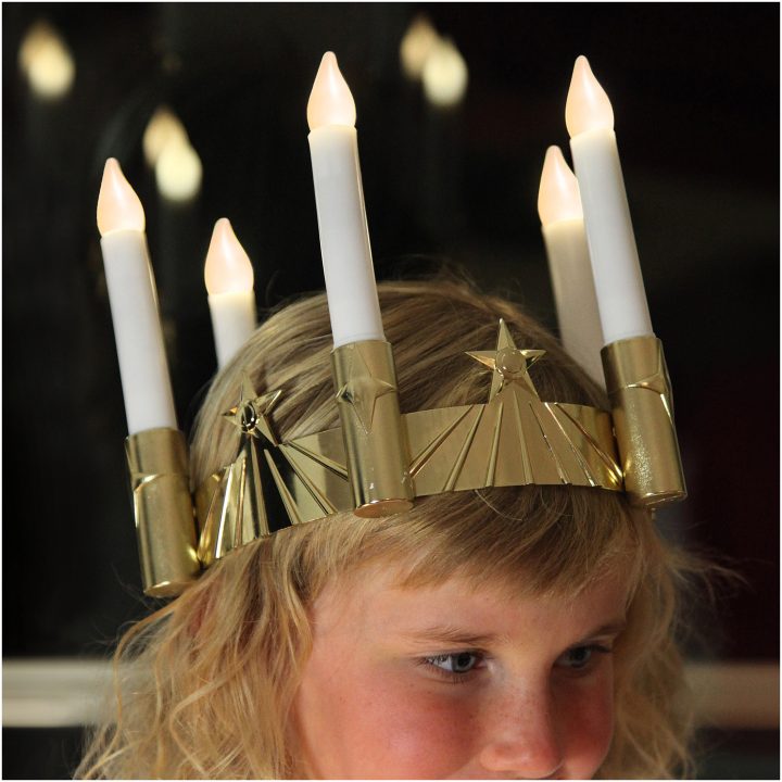 Luciakrona Santa Lucia Guld Star Trading – bild 7