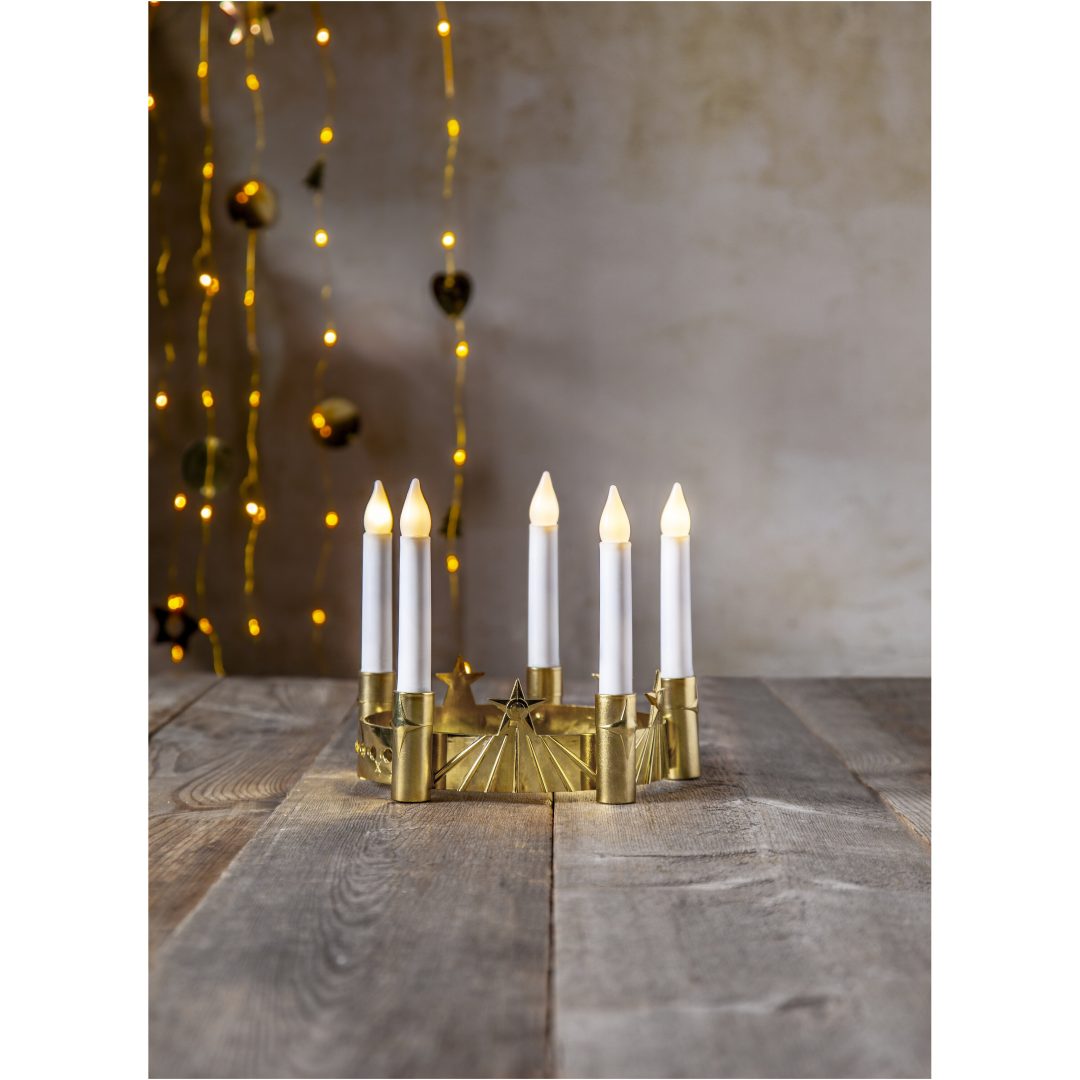 Luciakrona Santa Lucia Guld Star Trading – bild 3