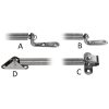 Luckhållare SS 260 mm Osculati – miniatyr 3