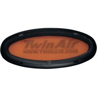 Luftboxventil Oval Svart/orange TWIN AIR