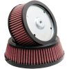 Luftfilter Billet Sucker Och Big Sucker Svart/röd ARLEN NESS FILTER AIR STG1 08-13 FLT – miniatyr 2