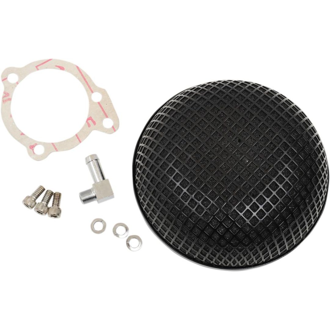 Luftfilter Bob Retro-stil Svart DRAG SPECIALTIES AIR CLNR BLK BOB S S E/G