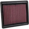 Luftfilter High-Flow K & N Black/Red – miniatyr 2