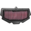 Luftfilter High-Flow K & N Black/Red – miniatyr 3