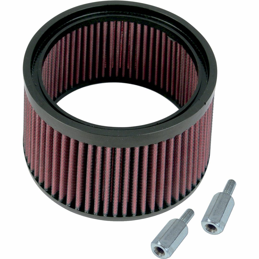 Luftfilter High Flow Svart S&S Cycle FILTER AC STLTH HI-FLO