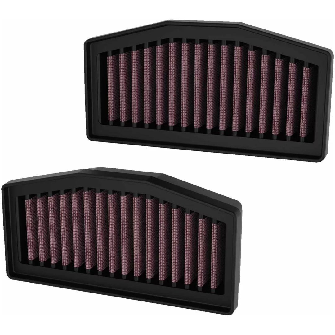 Luftfilter High-Flow Svart/Röd K & N