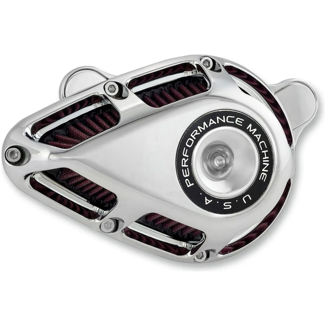 Luftfilter Jet Silver/krom PERFORMANCE MACHINE Luftrenare – bild 3
