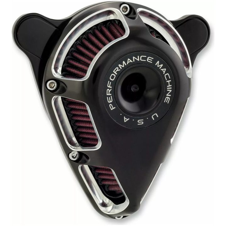 Luftfilter Jet Svart/polerad PERFORMANCE MACHINE AIRCLEANER JET XL91-14 CC – bild 2