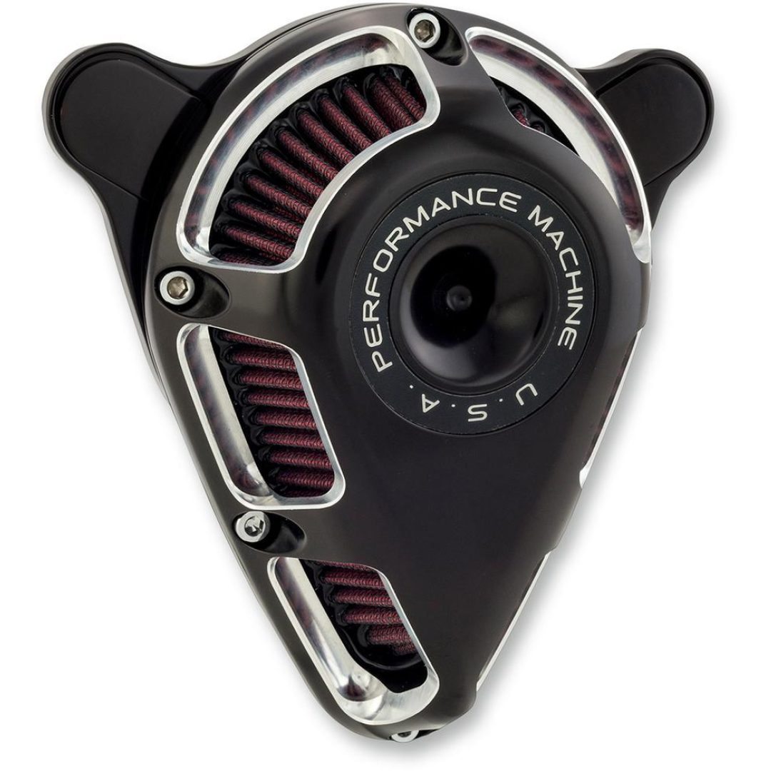 Luftfilter Jet Svart/polerad PERFORMANCE MACHINE AIRCLEANER JET XL91-14 CC