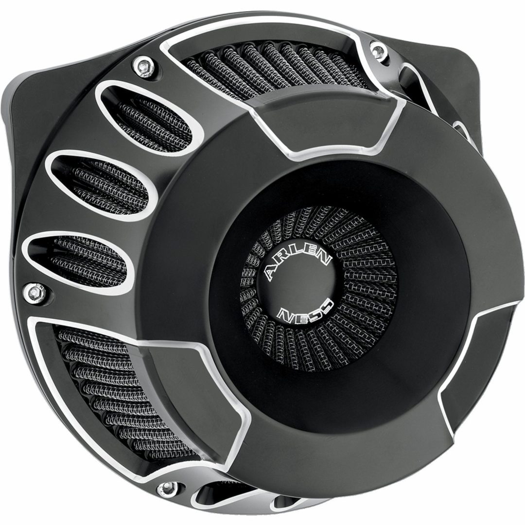 Luftfilter Kit Inverted Deep Cut Arlen Ness Svart