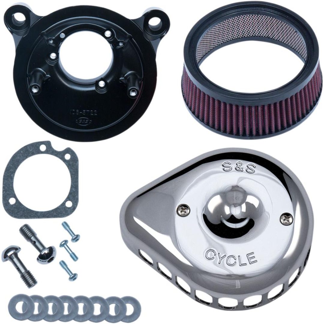 Luftfilter Mini Teardrop S&S Cycle Chrome
