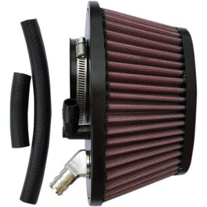 Luftfilter Powerflow Svart/röd TRASK