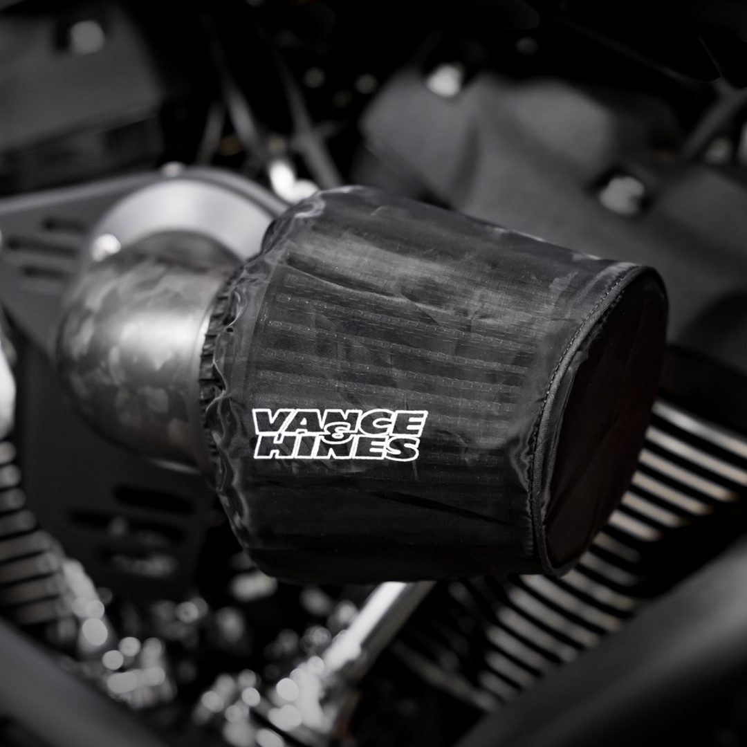Luftfilter Regnskydd Vo2 Svart VANCE & HINES Luftfilter regnskydd – bild 4