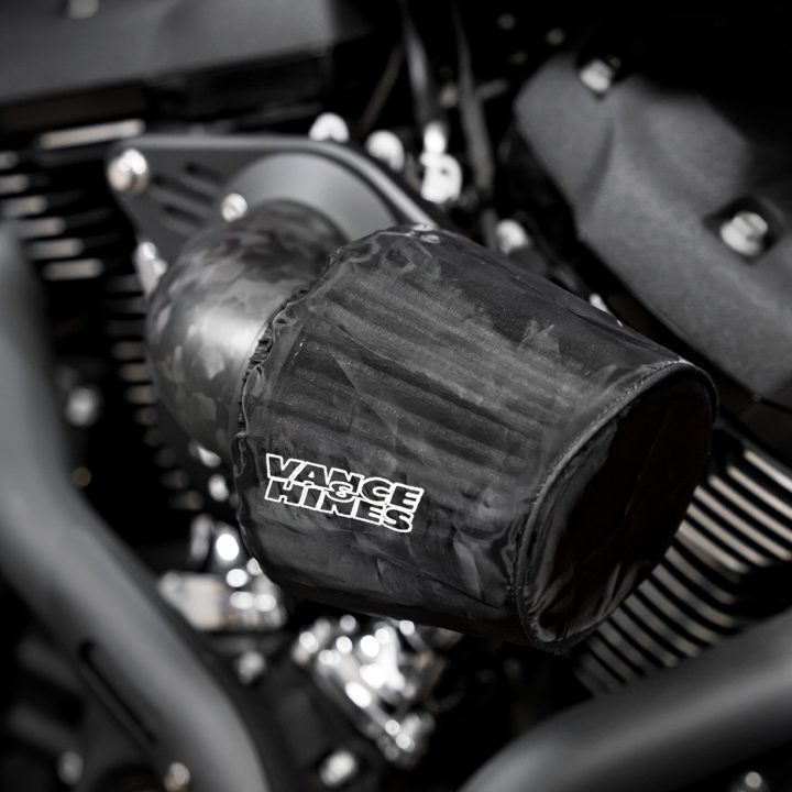 Luftfilter Regnskydd Vo2 Svart VANCE & HINES Luftfilter regnskydd – bild 3