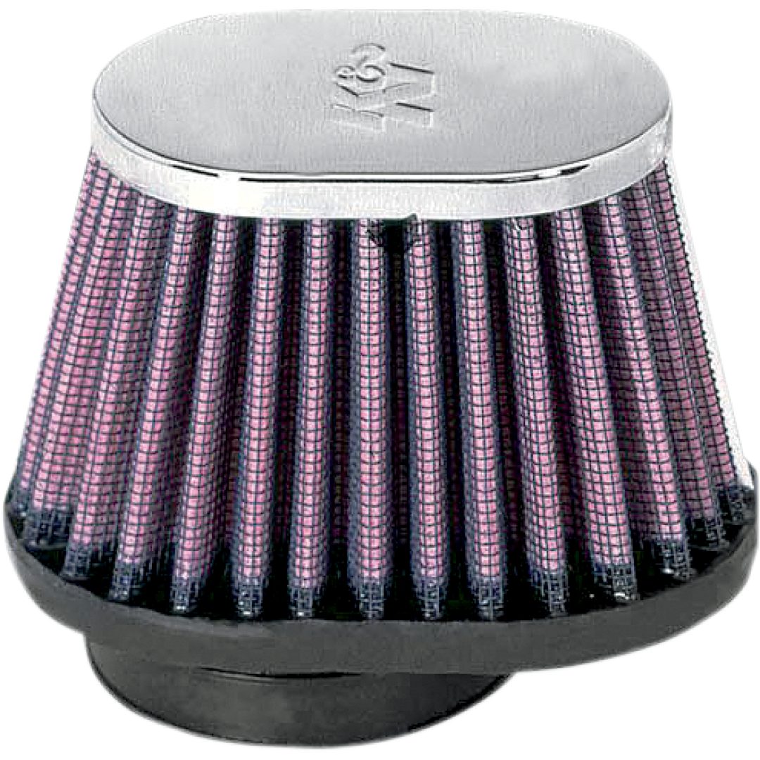 Luftfilter Standard Clamp-On Oval K & N krom – bild 2