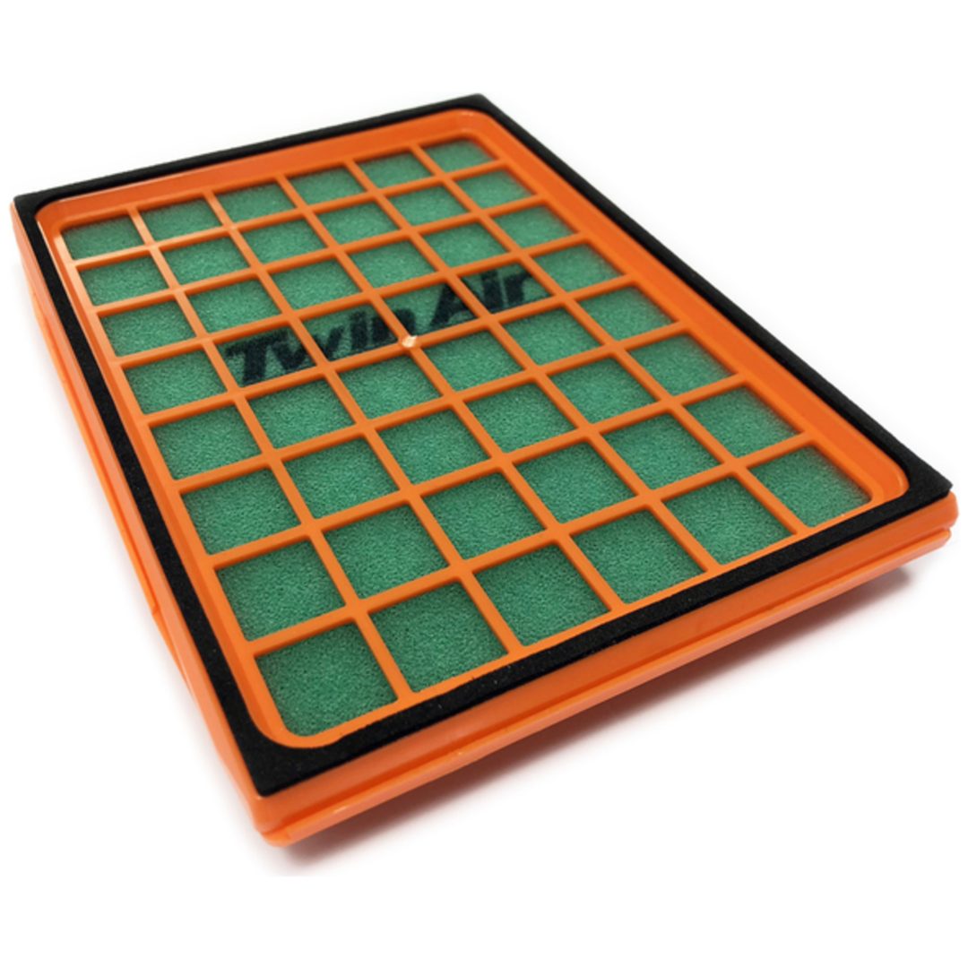 Luftfilter Standard Clamp-On Twin Air Orange/Vit