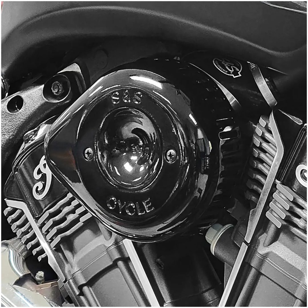 Luftfilter Stealth Teardrop Kit Svart S&S CYCLE – bild 2