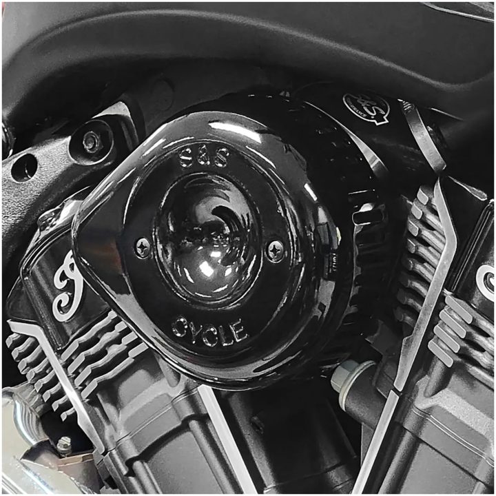 Luftfilter Stealth Teardrop Kit Svart S&S CYCLE – bild 2