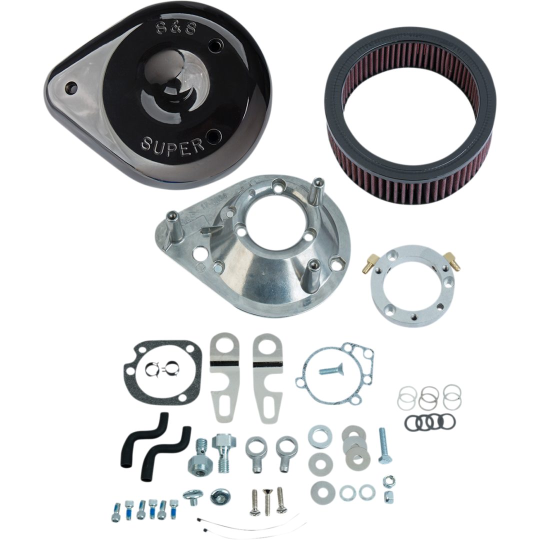 Luftfilter Teardrop Svart S&S Cycle