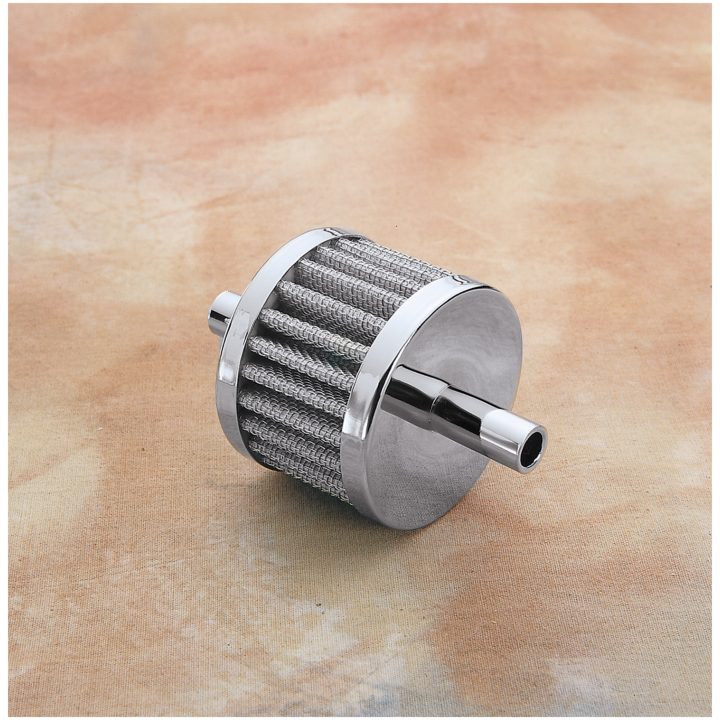 Luftfilter Till Vevhus Silver/chrome DRAG SPECIALTIES DUAL INLET BREATHR ELEMNT – bild 2