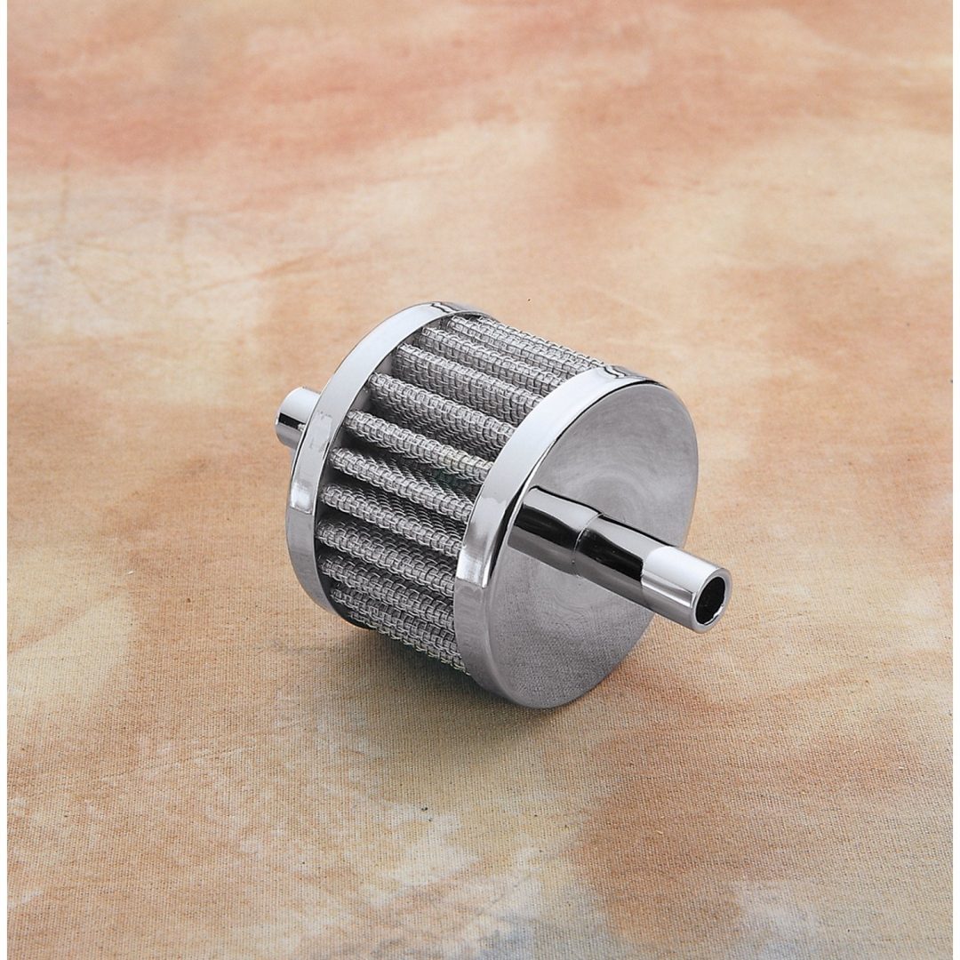 Luftfilter Till Vevhus Silver/chrome DRAG SPECIALTIES DUAL INLET BREATHR ELEMNT