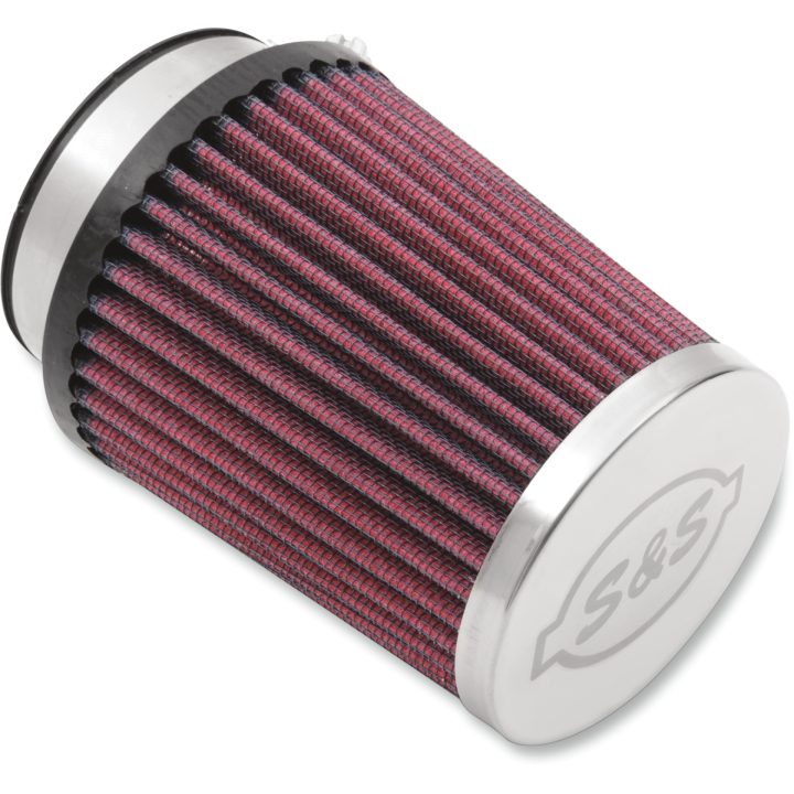 Luftfilter Tuned Induction Svart/röd/silver S&S Cycle Luftfilter – bild 2