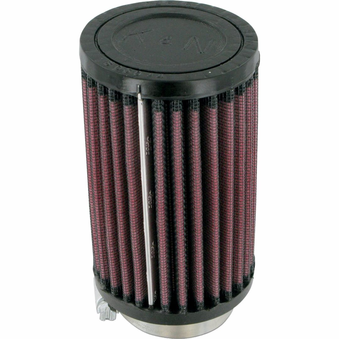 Luftfilter Universal Svart/Krom/Röd K & N AIR FIL UNIVERSAL