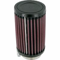 Luftfilter Universal Svart/Krom/Röd K & N