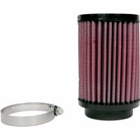 Luftfilter Universal Svart/Krom/Röd K & N