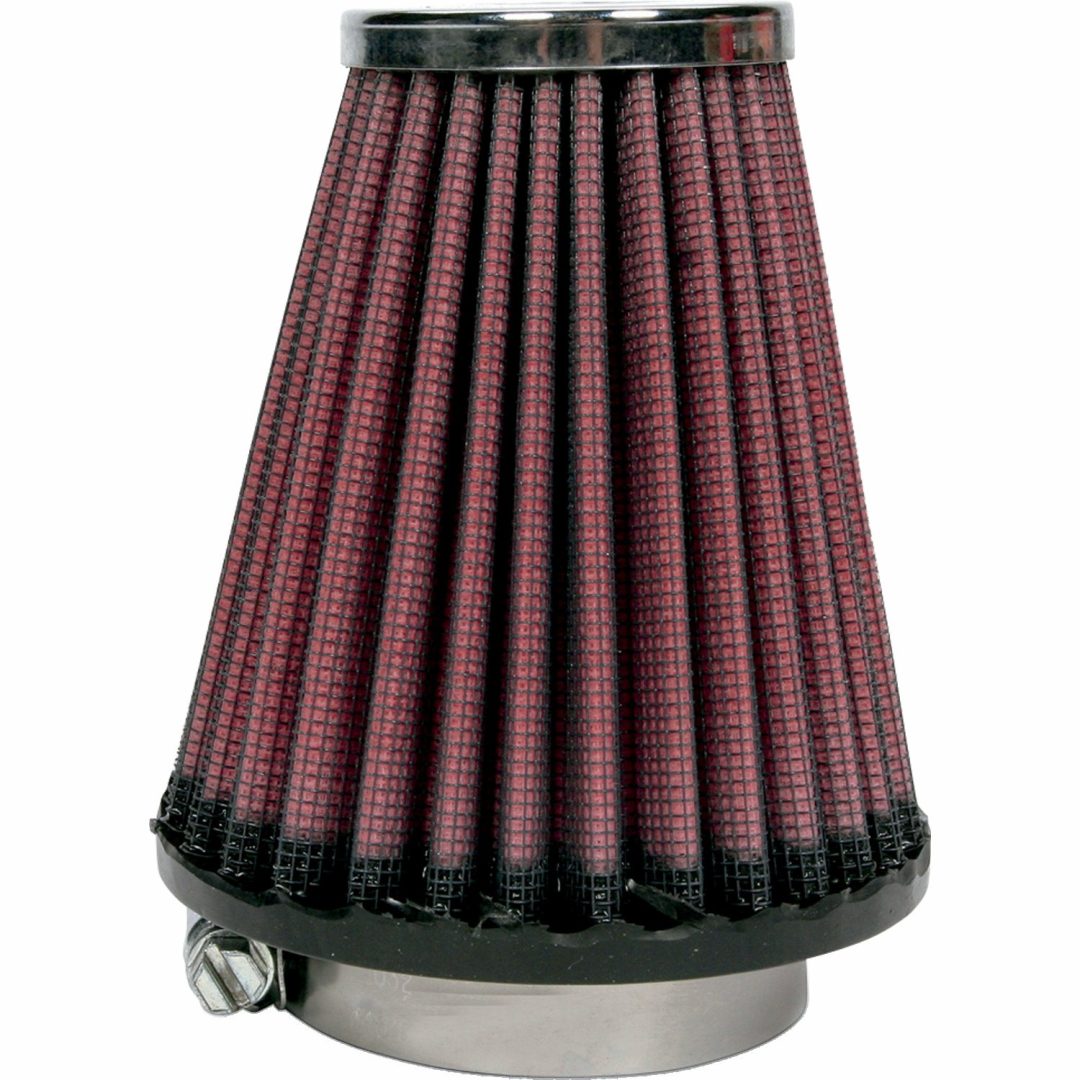 Luftfilter Universal Svart/Krom/Röd K & N Luftfilter
