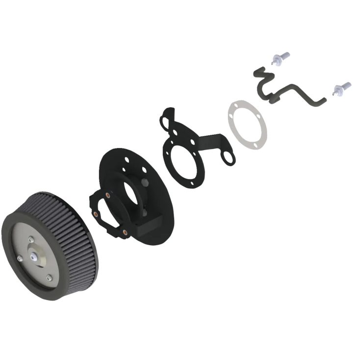 Luftfilter VO2 Naked Svart VANCE HINES VO2 Air Cleaner - XL – bild 5