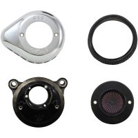 Luftfilterkit Air Stinger Stealth Silver/krom S&S Cycle