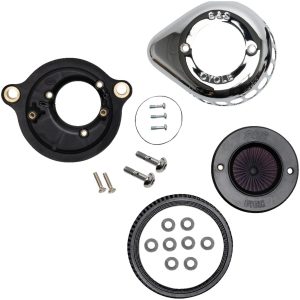 Luftfilterkit Air Stinger Stealth Silver/krom S&S Cycle