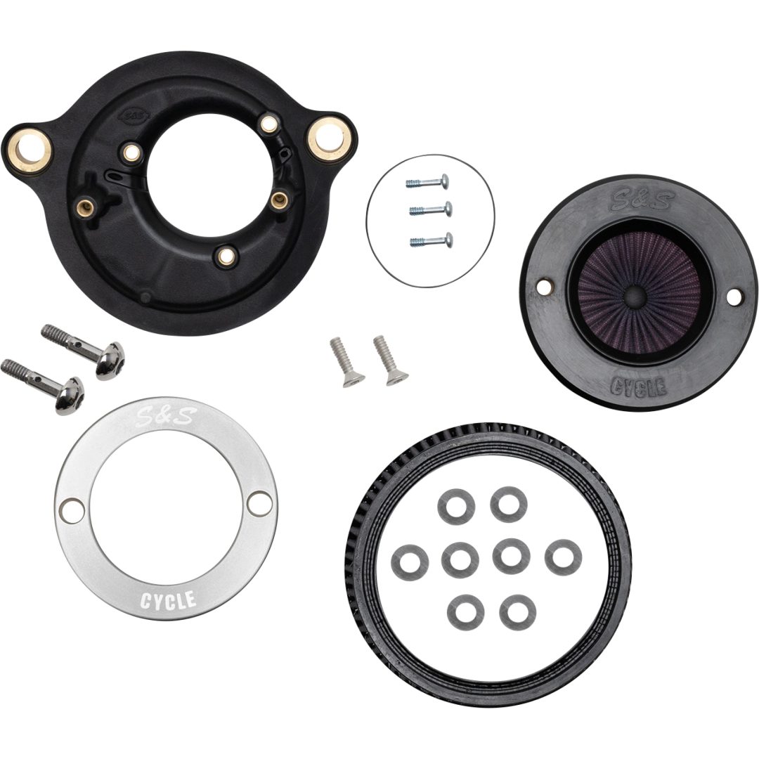 Luftfilterkit Air Stinger Stealth Silver/krom S&S Cycle Luftrenare – bild 3