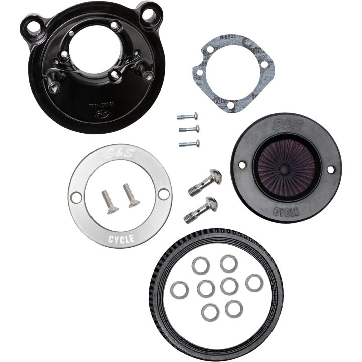 Luftfilterkit Air Stinger Stealth Svart/chrome S&S Cycle Luftrenare – bild 6