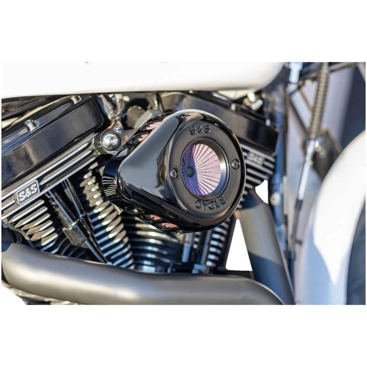 Luftfilterkit Air Stinger Stealth Svart/chrome S&S Cycle Luftrenare – bild 2