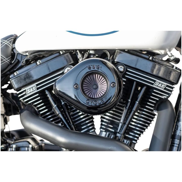 Luftfilterkit Air Stinger Stealth Svart/chrome S&S Cycle Luftrenare – bild 5