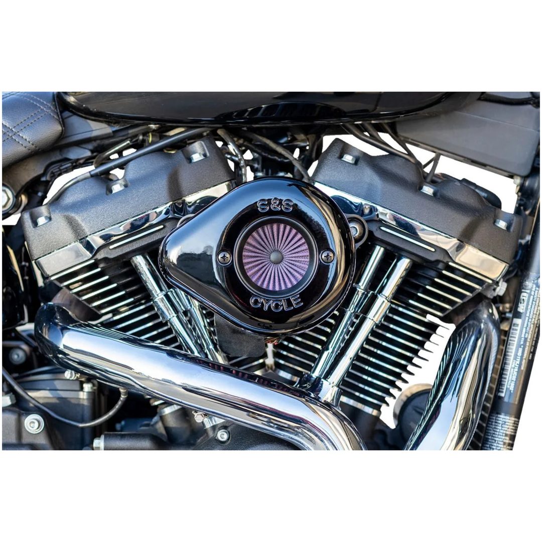 Luftfilterkit Air Stinger Stealth Svart/chrome S&S Cycle Luftrenare – bild 4