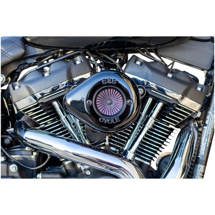 Luftfilterkit Air Stinger Stealth Svart/chrome S&S Cycle Luftrenare – bild 4