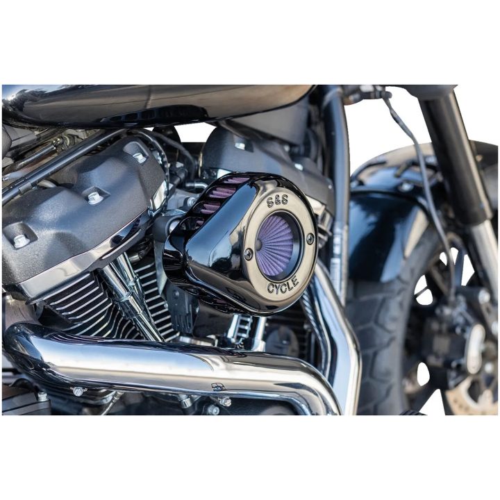 Luftfilterkit Air Stinger Stealth Svart/chrome S&S Cycle Luftrenare – bild 5