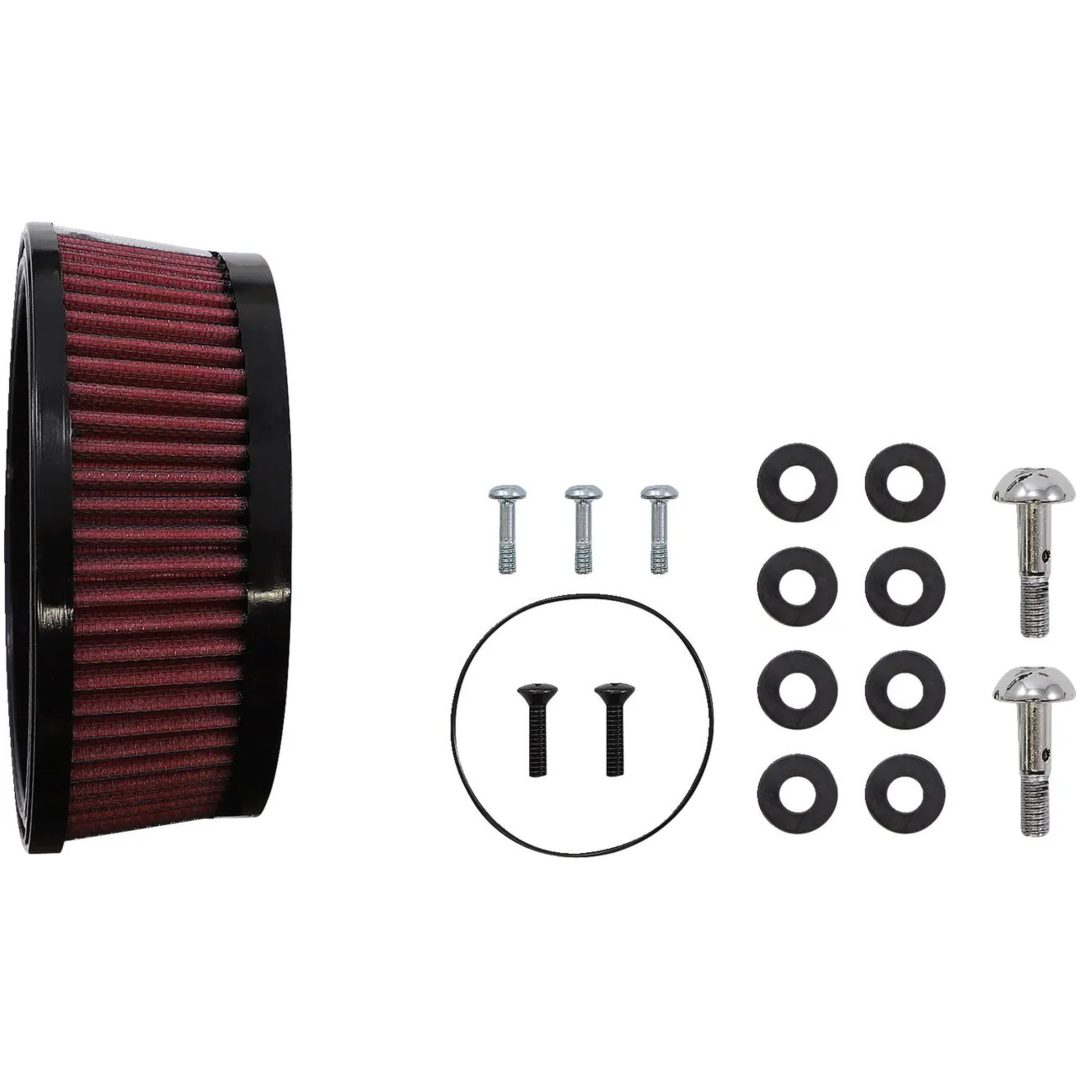 Luftfilterkit Air Stinger Stealth Svart/chrome S&S Cycle Luftrenare – bild 7
