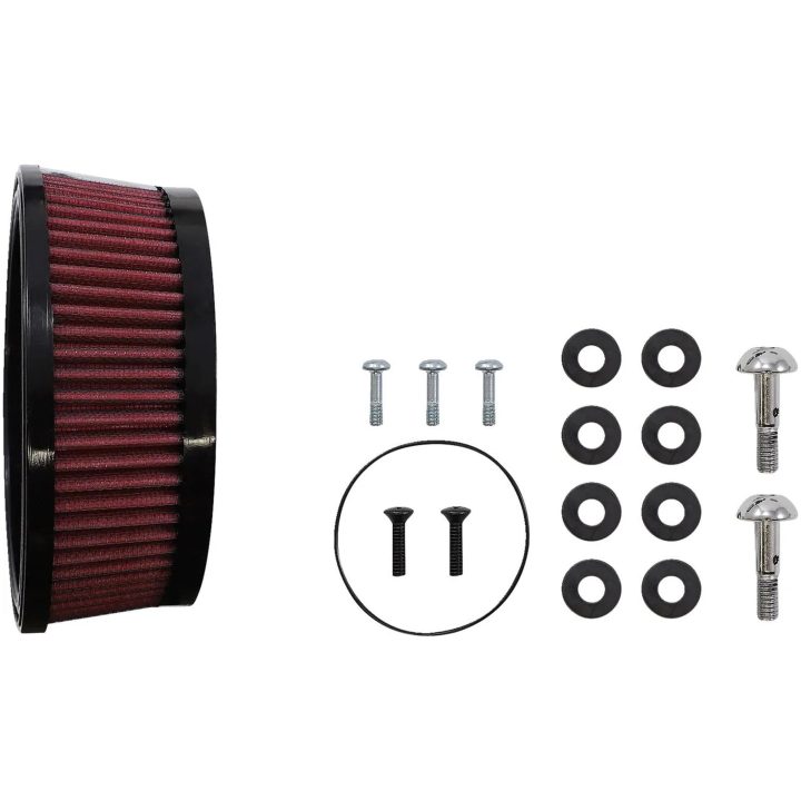 Luftfilterkit Air Stinger Stealth Svart/chrome S&S Cycle Luftrenare – bild 7