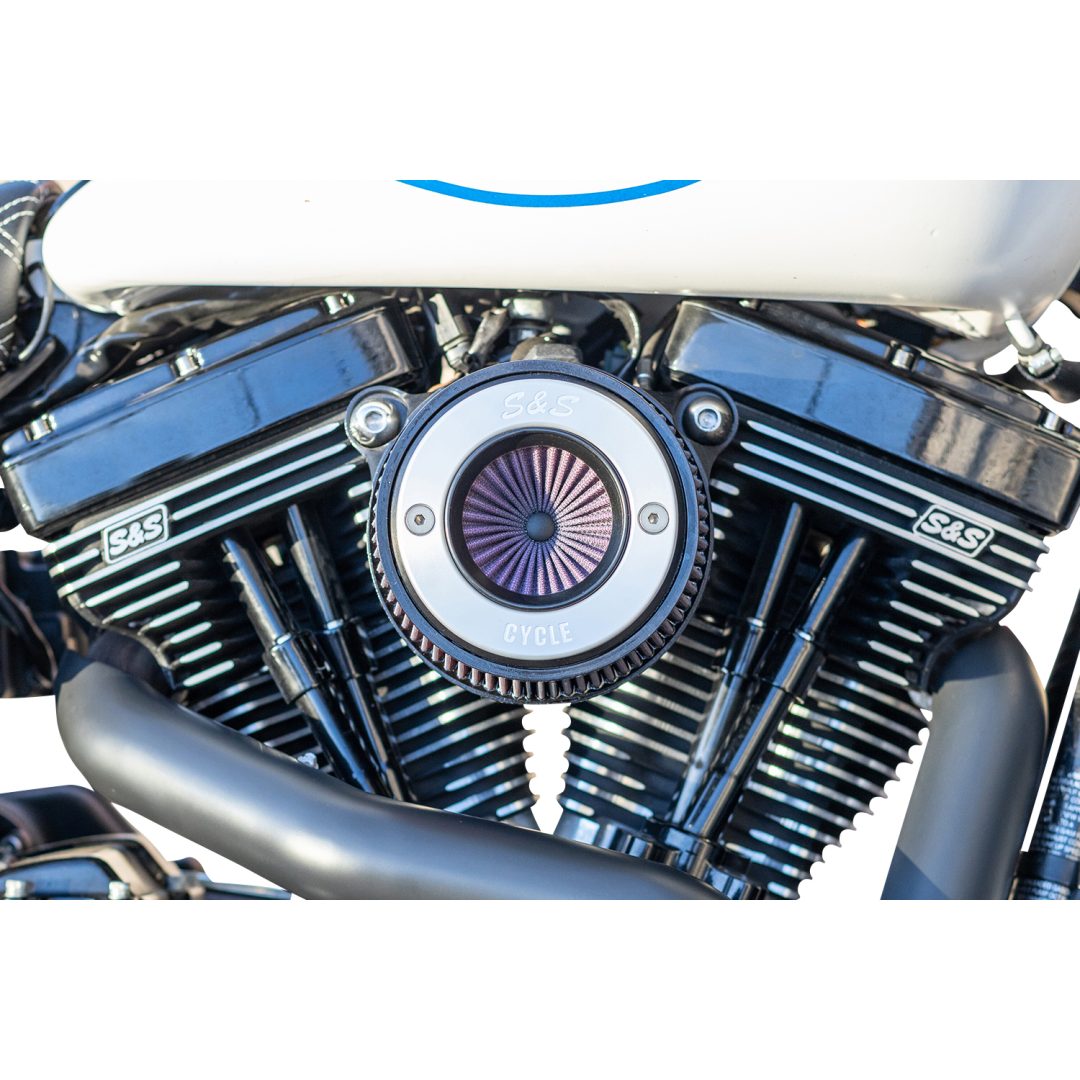 Luftfilterkit Air Stinger Stealth Svart/chrome S&S Cycle Luftrenare – bild 5