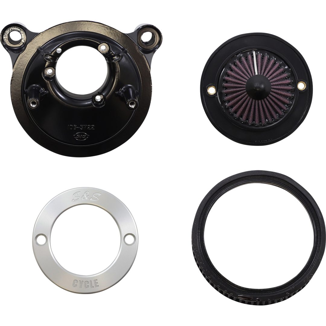 Luftfilterkit Air Stinger Stealth Svart/chrome S&S Cycle Luftrenare – bild 4
