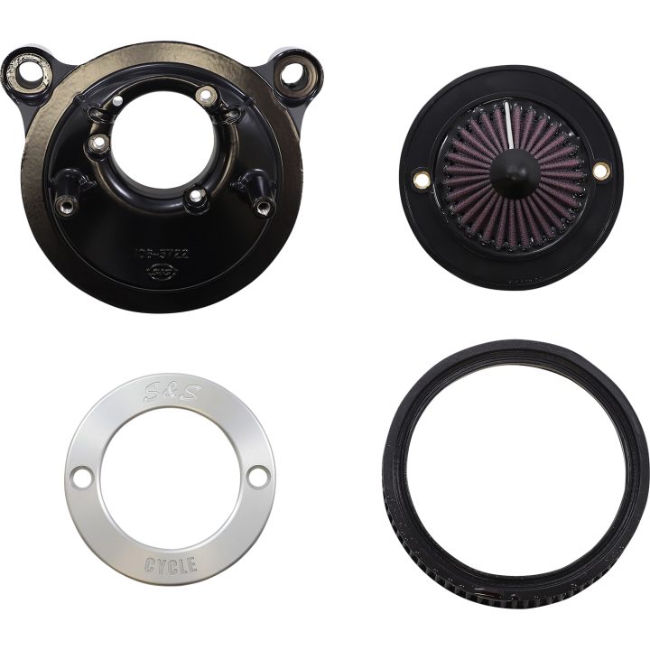 Luftfilterkit Air Stinger Stealth Svart/chrome S&S Cycle Luftrenare – bild 4